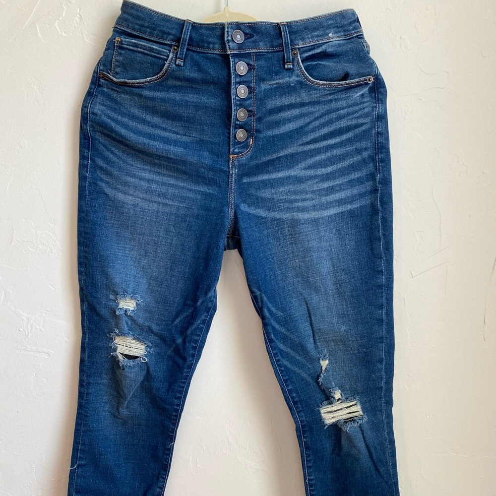 Abercrombie distressed jeans